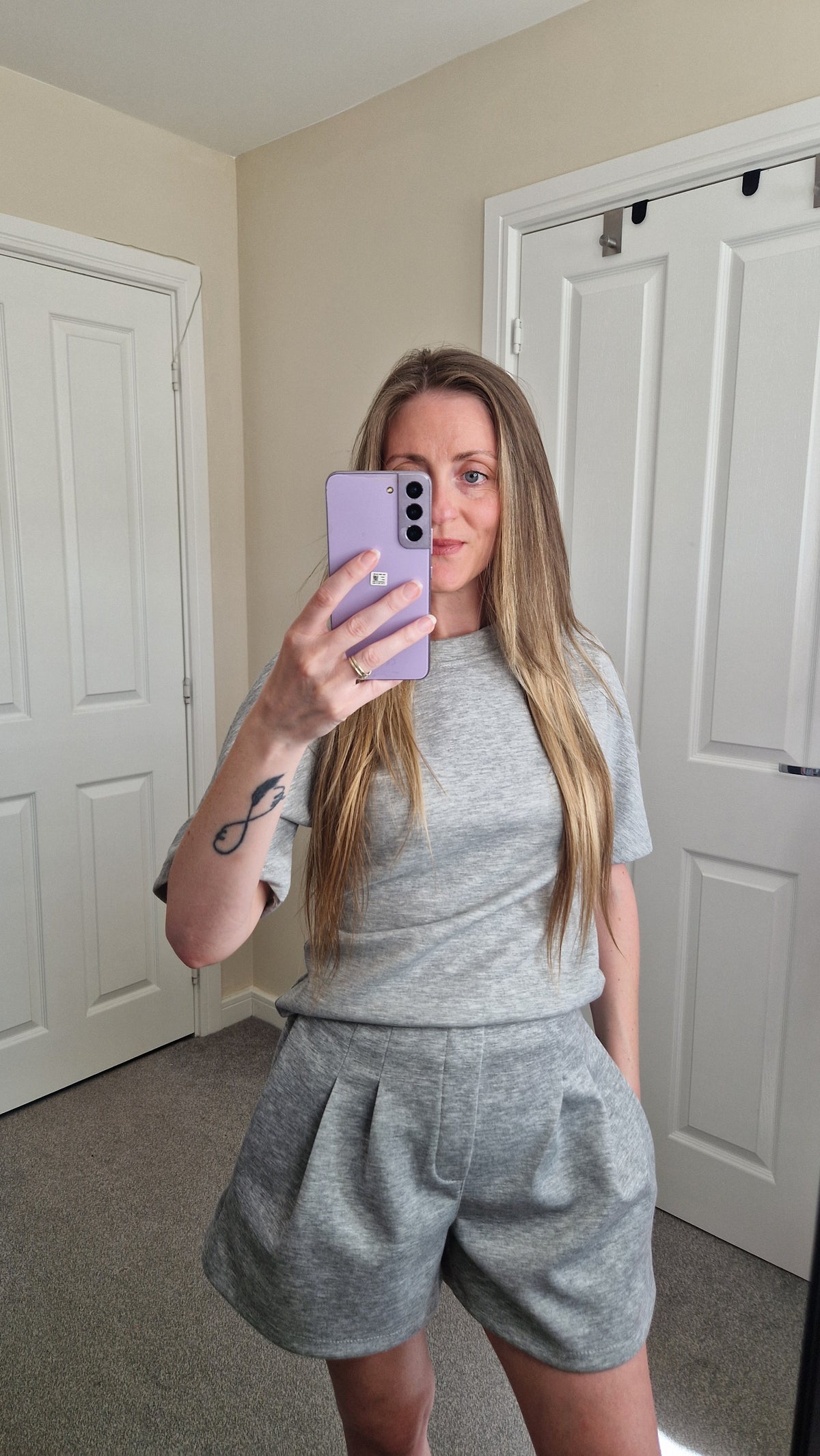 Mabel — Grey Marl Co-Ord Set