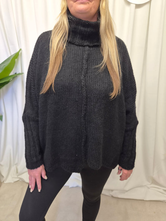 Iris Oversized Turtleneck Knit
