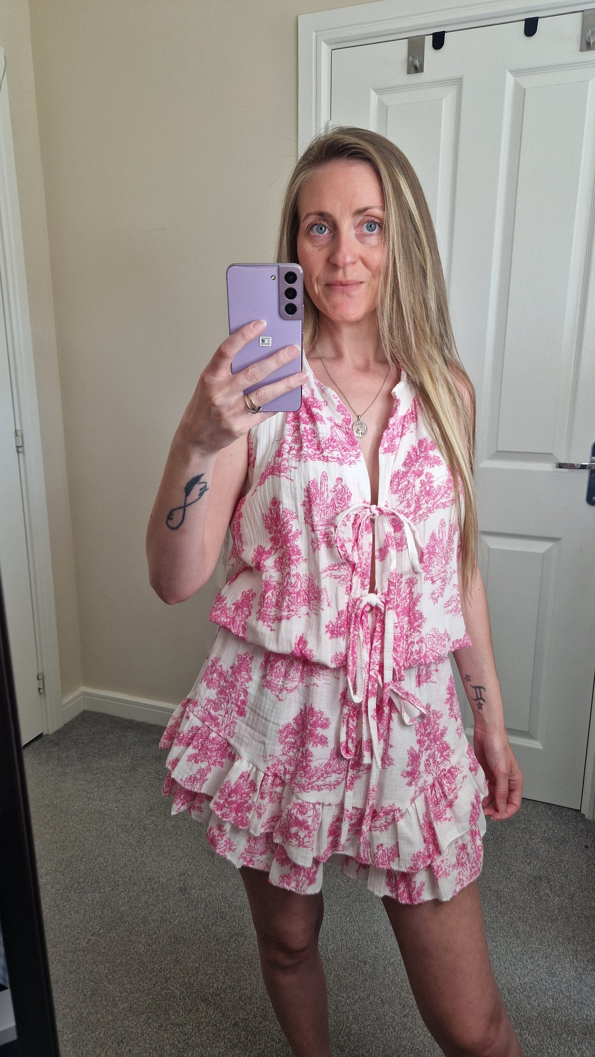 Delphini Vintage Print Playsuit