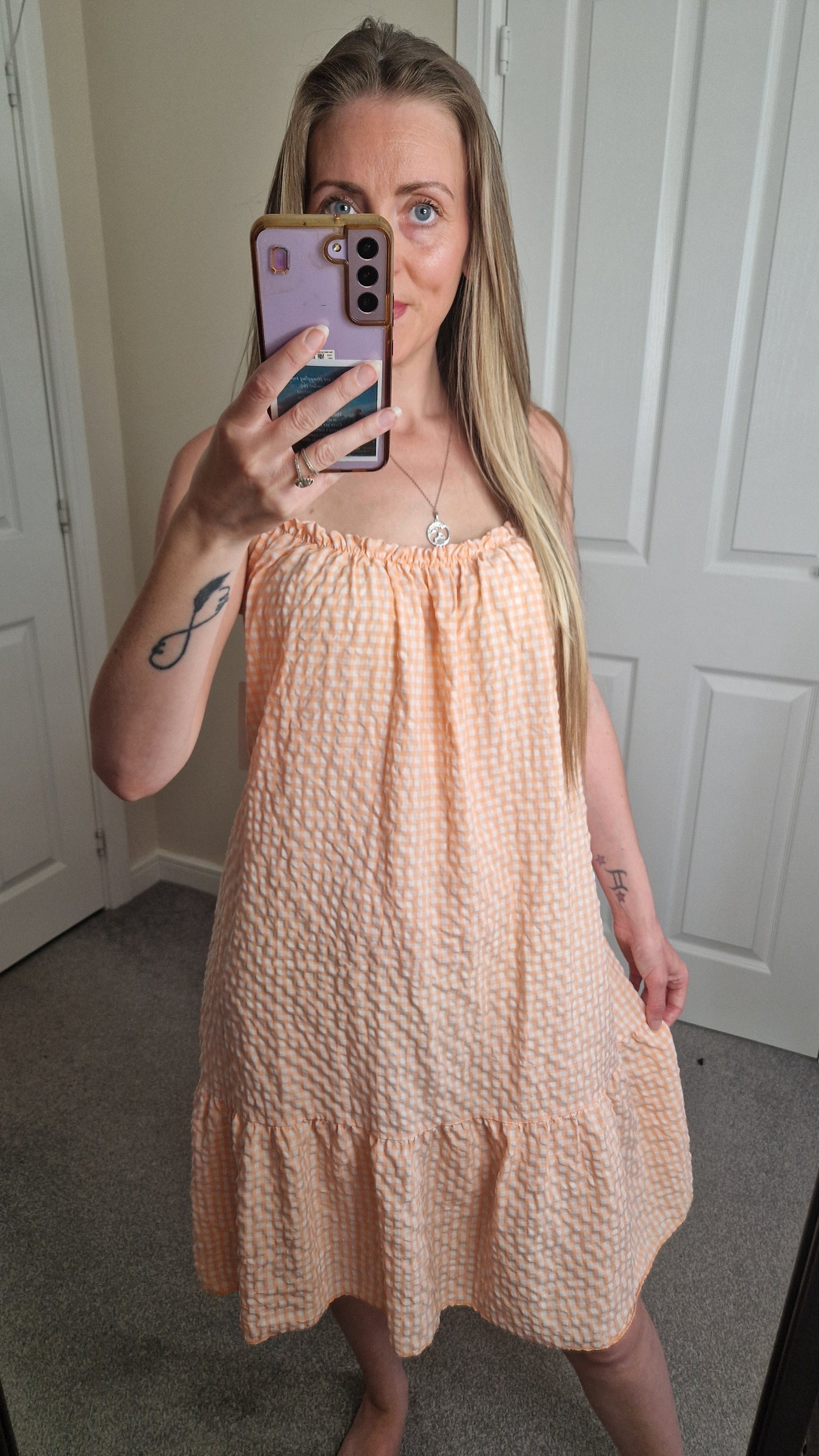 Solara —  Gingham Summer Dress