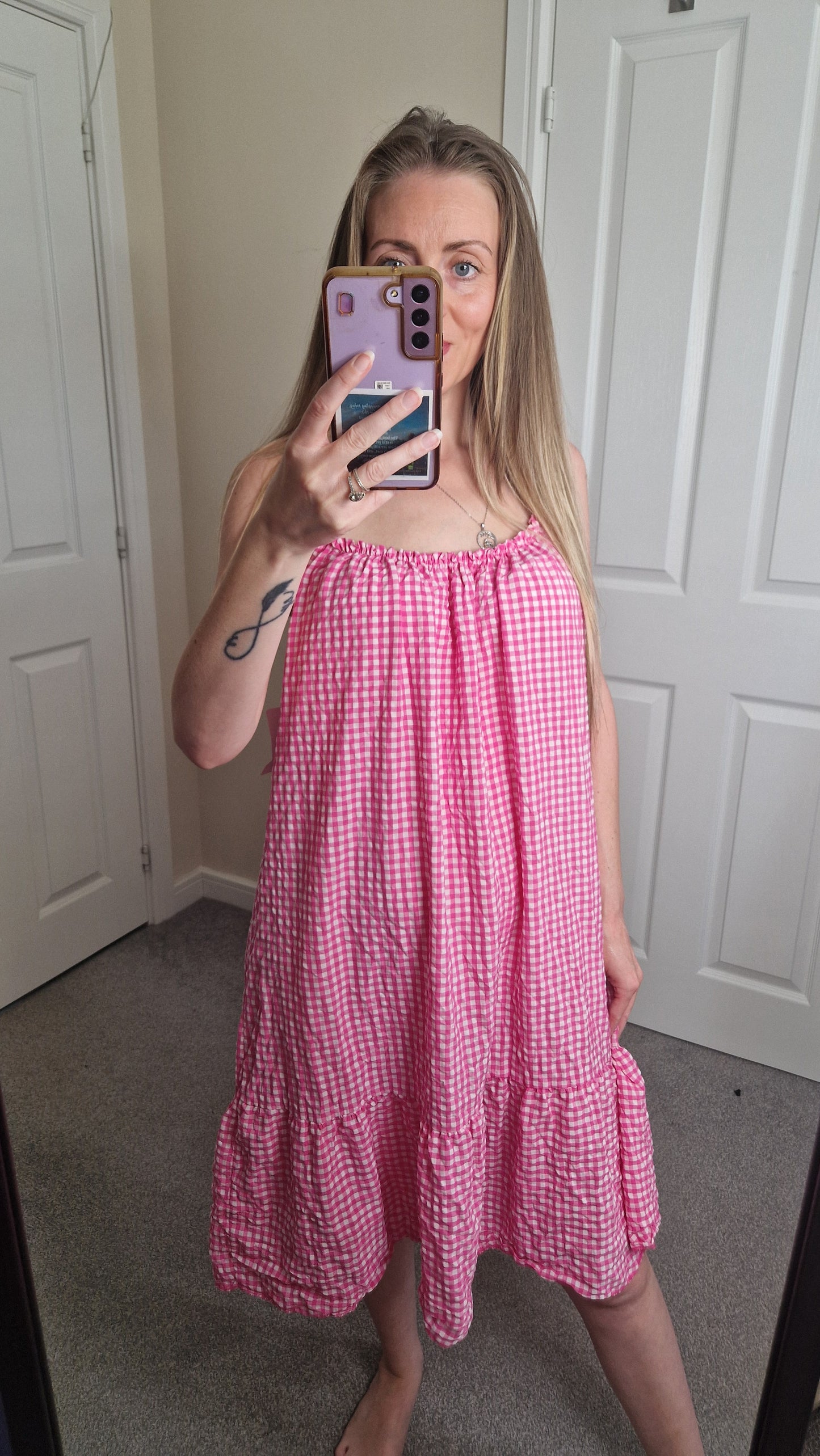 Solara —  Gingham Summer Dress
