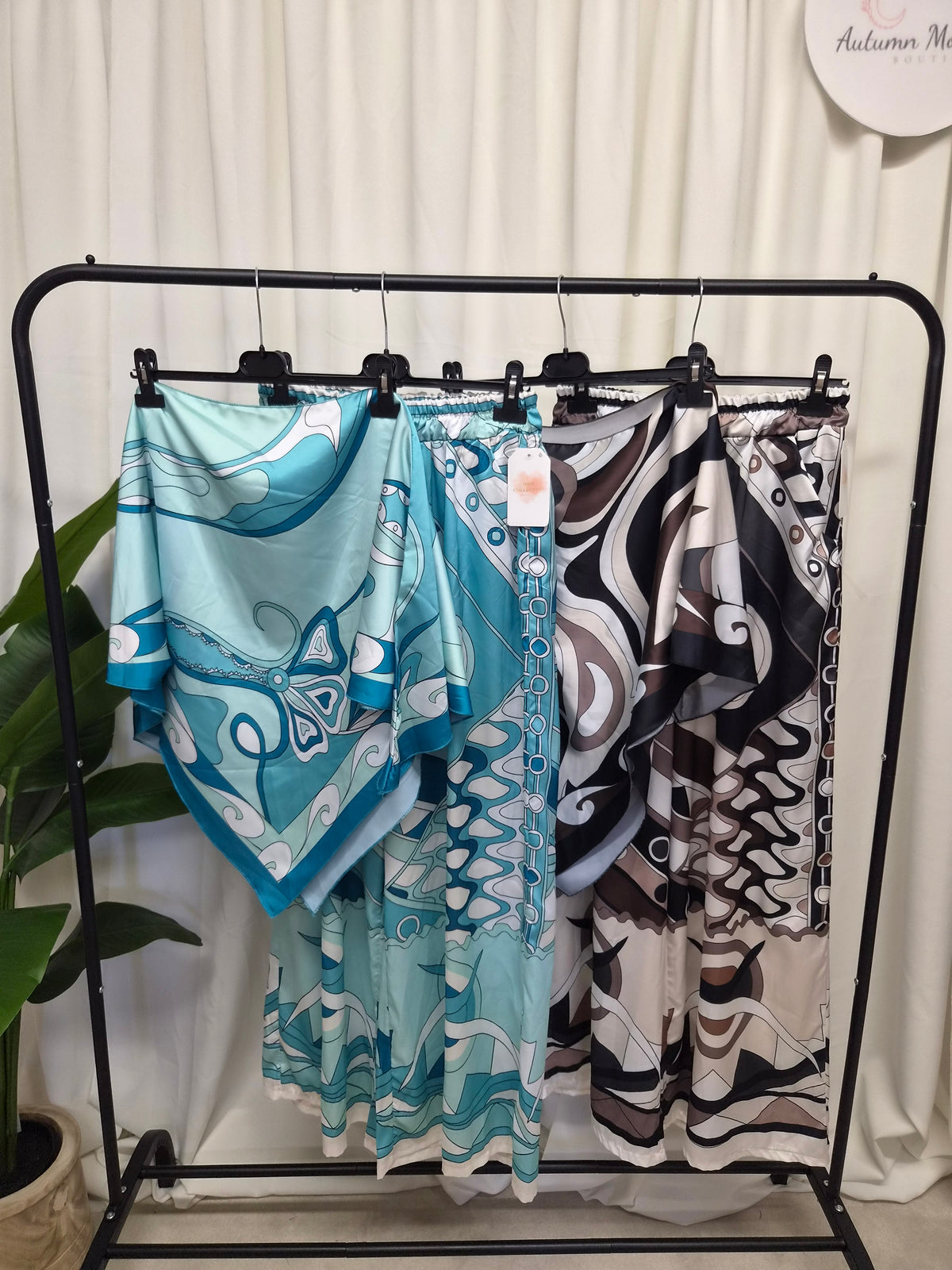 Jupiter Two-Piece Silkyfeel Poncho Set