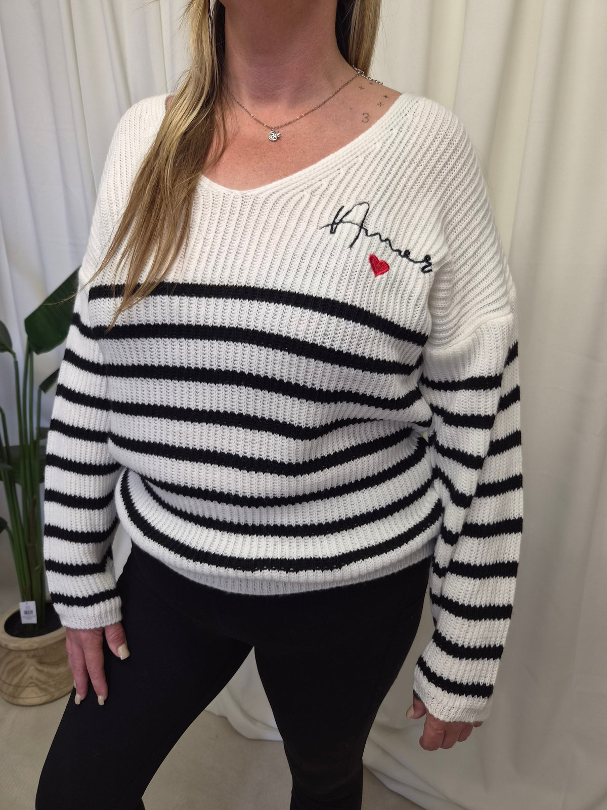 Amour Stripe Knit Jumper